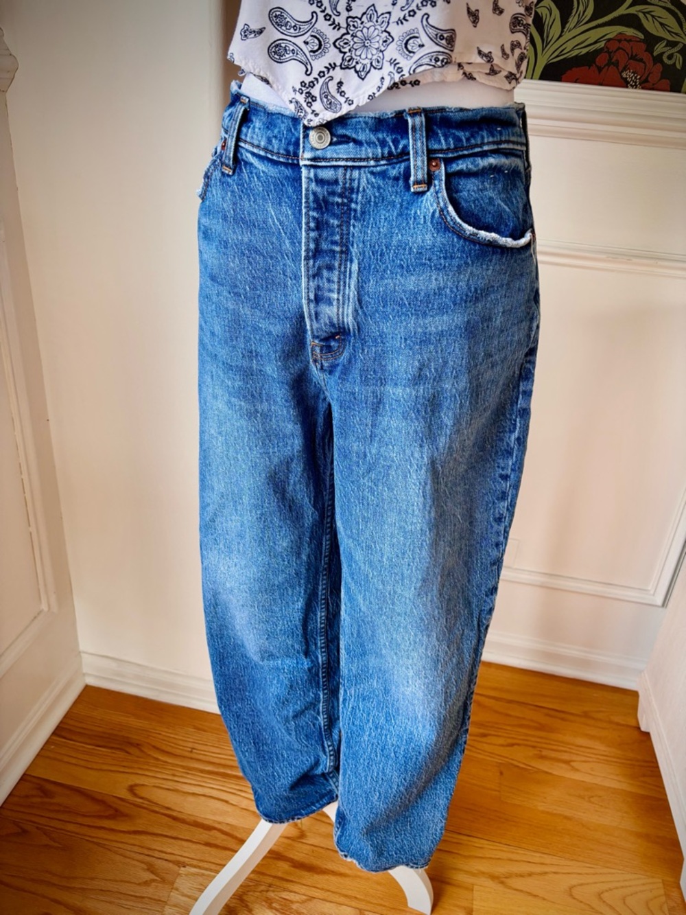 A&F 🫎 High Rise Dad Jeans Petite